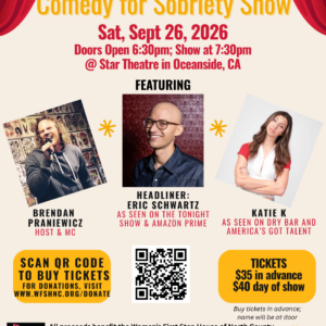 2026 5th Annual Comedy for Sobriety Show